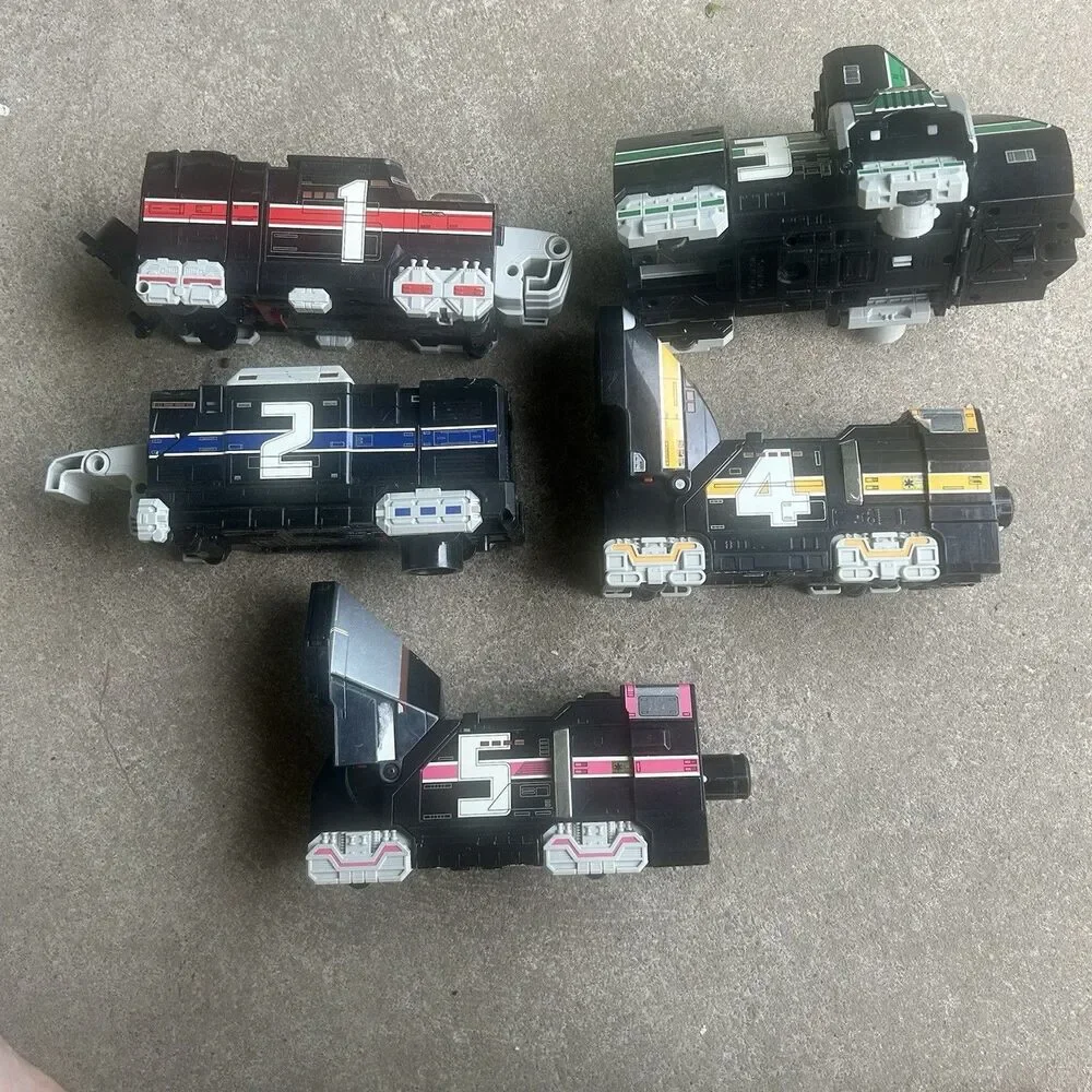 Power Rangers Lightspeed Rescue DX Grand Liner Super Train Go Go Five Megazord